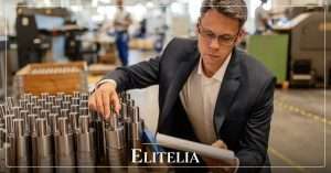 elitelia insights asset monetisation without selling imagen editorial Industrial asset owner reviewing machinery and monetisation documents
